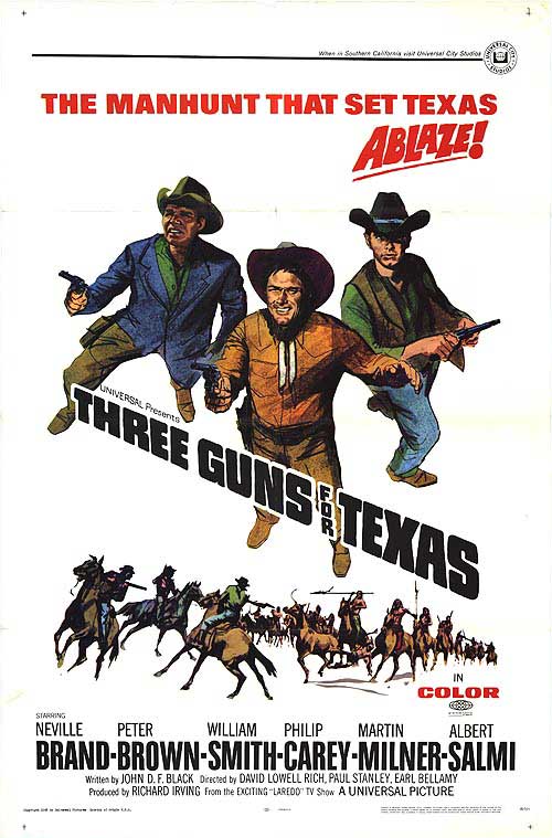 Poster for Three Guns for Texas (1968)
