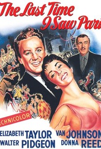 Poster for The Last Time I Saw Paris (1954)