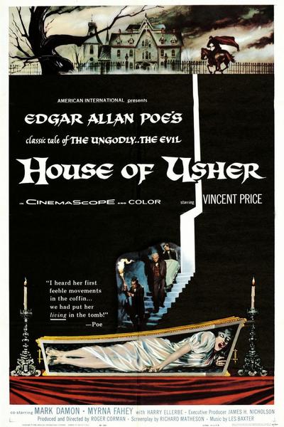 Poster for The Fall of the House of Usher (1960)